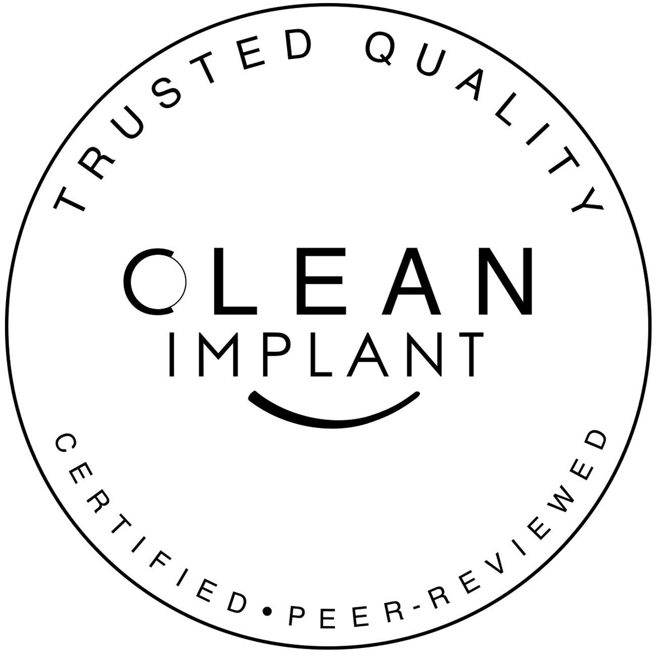CleanImplant Trusted Quality seal